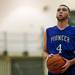 Pioneer senior Aedan York takes a deep breathe before shooting a free throw in the remaining minute of the game against Salem on Friday, Dec. 28. Daniel Brenner I AnnArbor.com